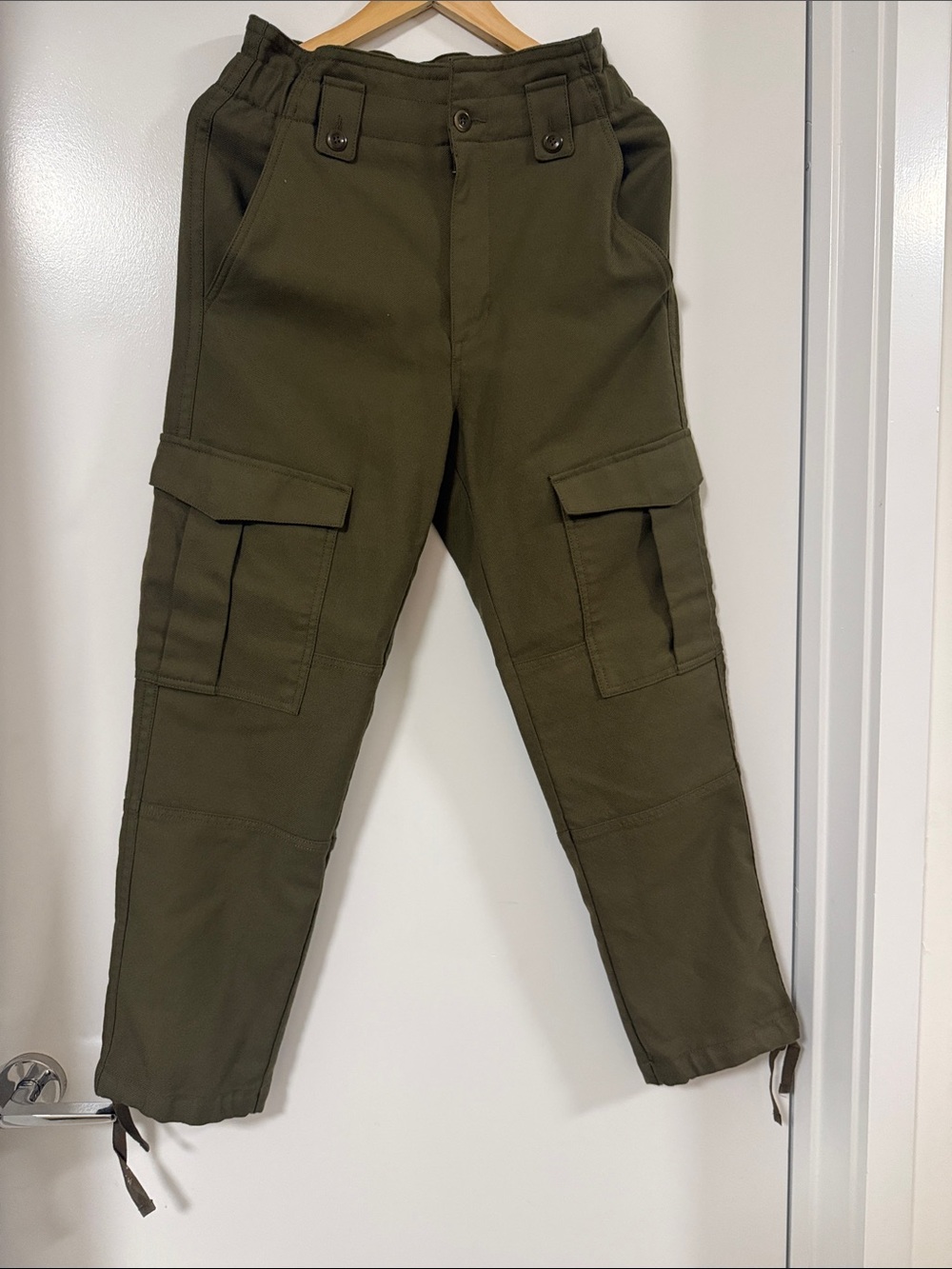 100% wool Banana Republic Olive Green Cargo Pants